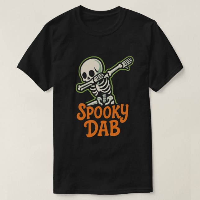 Spooky Dab Halloween T - Shirt (Design vorne)