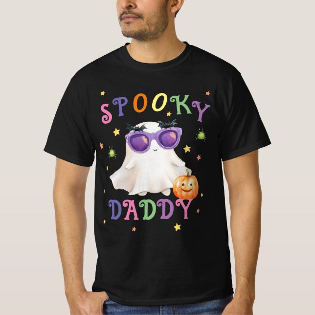 Spooky Daddy Bright Text Black Men's T - Shirt" T-Shirt (Vorderseite)