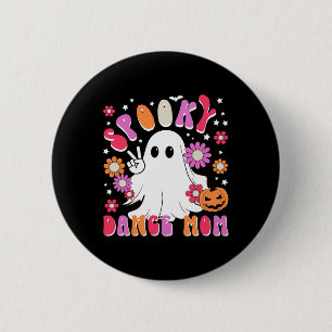 Spooky Dance Mama Halloween Tänzerin Mama Tanz Mam Button
