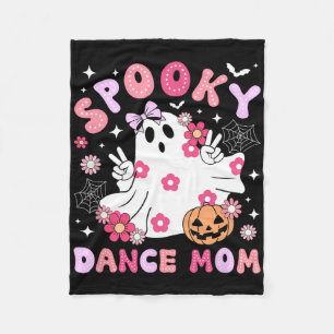 Spooky Dance Mama Halloween Tänzerin Mama Tanz Mam Fleecedecke