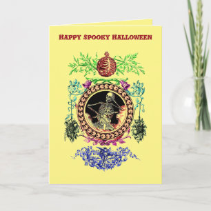 Spooky Dancing Skeletts Halloween Karte