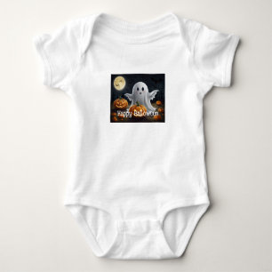 Spooky Delight: Hoher Halloween Spaß Baby Strampler