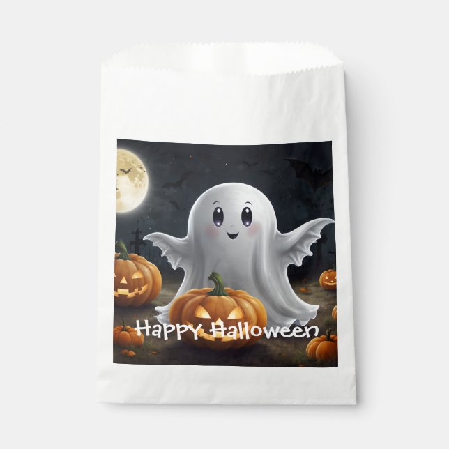 Spooky Delight: Hoher Halloween Spaß Geschenktütchen (Vorderseite)