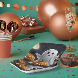 Spooky Delight: Hoher Halloween Spaß Pappteller