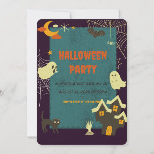 Spooky Dinge Halloween-Party Einladung