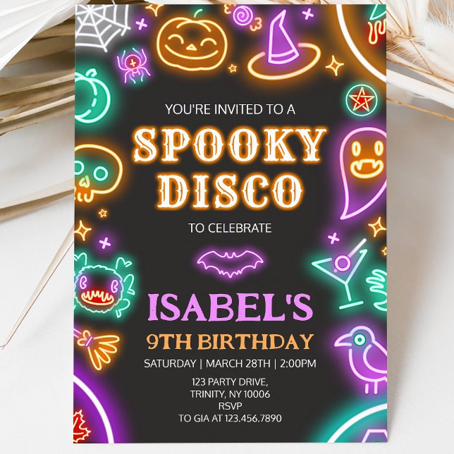 Spooky Disco Halloween Einladung (Von Creator hochgeladen)