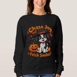 Spooky Dog Art: Halloween Joy & Lächeln holen! Sweatshirt