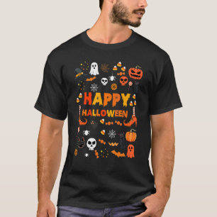 Spooky Doodles Halloween Kostüm Autumn Pumpkin Ch T-Shirt