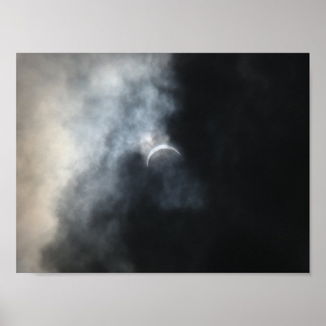 Spooky Eclipse Storm Clouds 2017 Poster (Vorne)