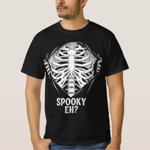 Spooky Eh? Skeletton Halloween Design T-Shirt