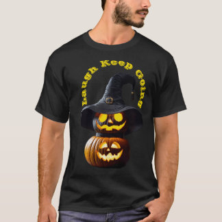 Spooky Evil Bender mit Hexenhut und Pumpkin T-Shirt