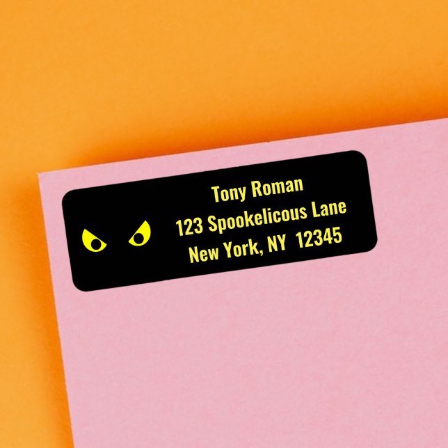 Spooky Evil Yellow Halloween Eyes (Von Creator hochgeladen)