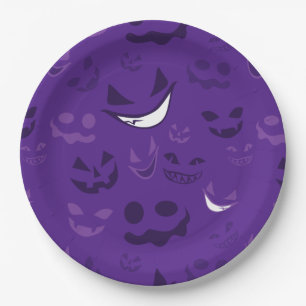 Spooky Faces Pappteller