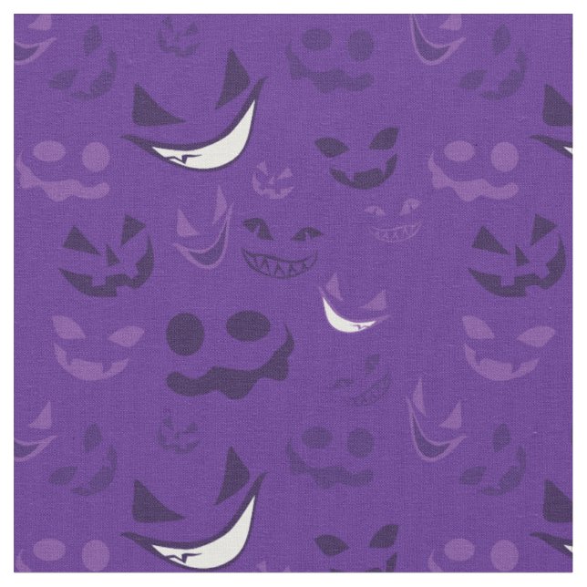 Spooky Faces Stoff (Nahaufnahme)