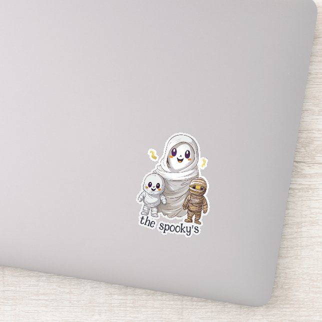 Spooky Family Aufkleber (Detail)