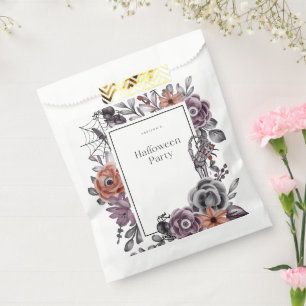 Spooky Floral Halloween Geburtstagsparty Card Geschenktütchen