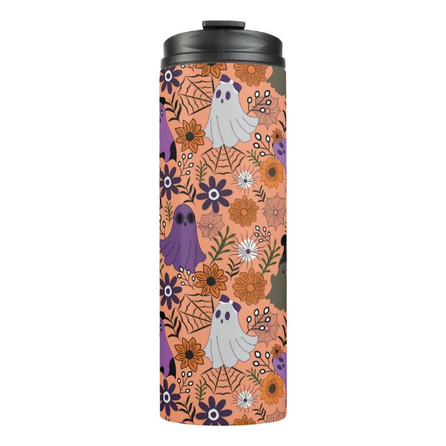 Spooky floral thermosbecher (Vorderseite)