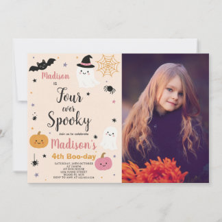Spooky Four Kids Halloween Einladung