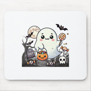 Spooky Friends Niedliche Halloween Ghost Pumpkin M Mousepad