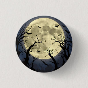 Spooky Full Moon Button
