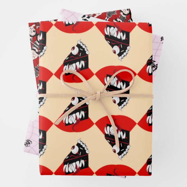 Spooky Fun Halloween Geschenkpapier Set (Beispiel)