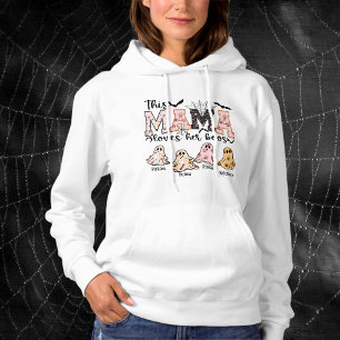 Spooky Fun Halloween Mama Lieben ihre Boos Grafik Hoodie