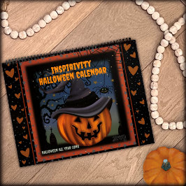 Spooky Fun Halloween Monatliche Inspirivität Jahr Kalender
