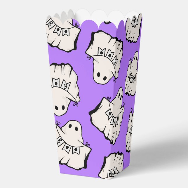 Spooky & Fun Halloween Popcorn Geschenkschachtel (Rückseite)