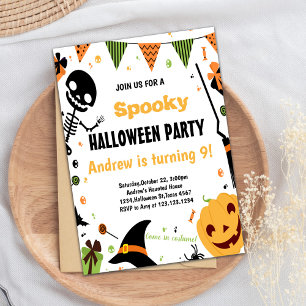 Spooky Fun Party Card für Kinder oder Erwachsene Einladung