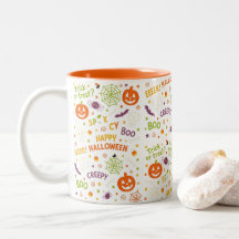 Spooky & Fun Pumpkin - farbenfrohe Halloween-Muste
