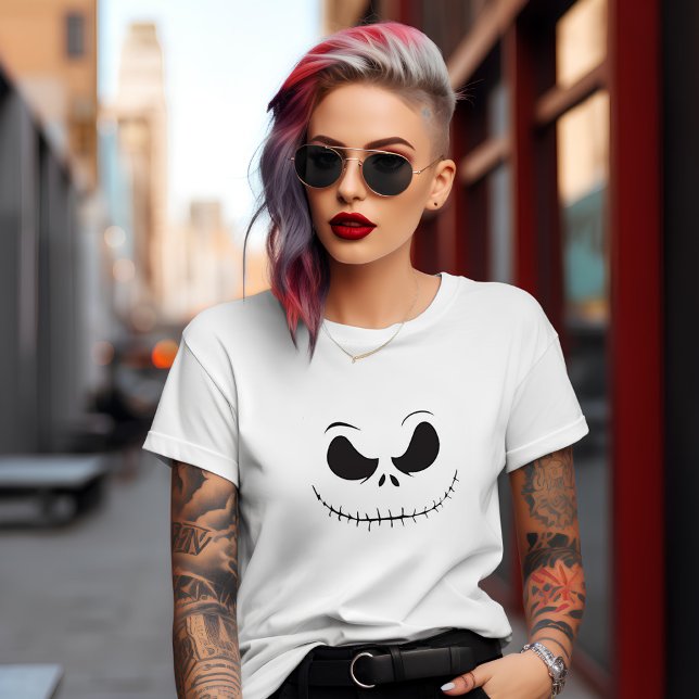 Spooky Fun Skeleton Face Sweatshirt (Von Creator hochgeladen)