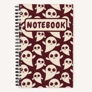 Spooky Fun und Niedliche Geister zu Halloween Notizbuch