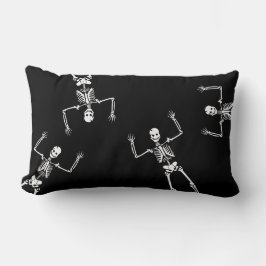 Spooky Funny Skeletons Halloween Lendenkissen