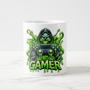 Spooky Gaming – Halloween-Gamer-Geist-Controller Jumbo-Tasse