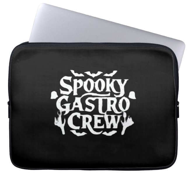 Spooky Gastro Crew Gastro Nurse Halloween Classic Laptopschutzhülle (Vorderseite)