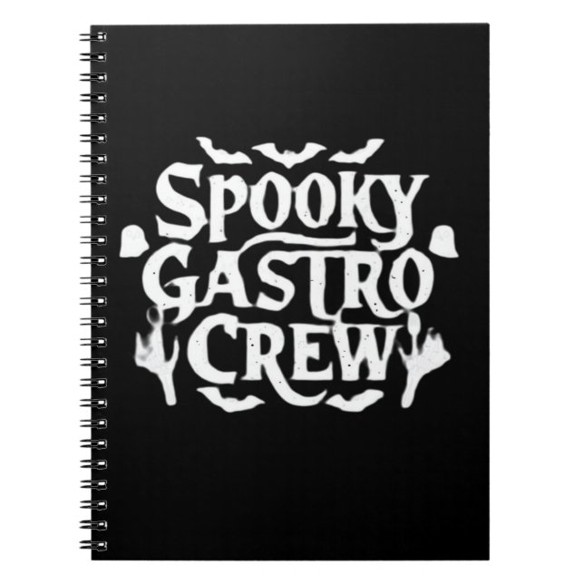 Spooky Gastro Crew Gastro Nurse Halloween Classic  Notizblock (Vorderseite)