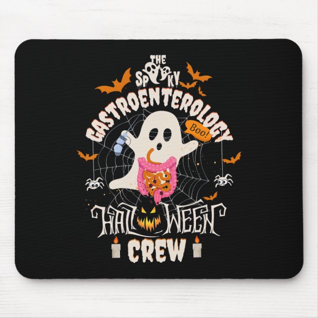 Spooky Gastroenterology Halloween Crew Endo Tech G Mousepad (Vorne)