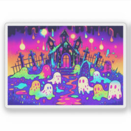 Spooky-Geist 1 Aufkleber