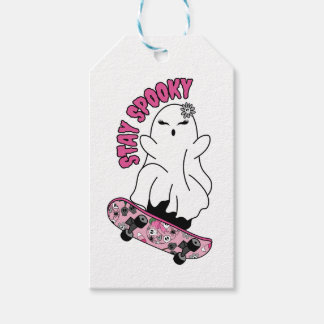 "Spooky"-Geist auf einem Skateboard Bleibe - Cool  Geschenkanhänger