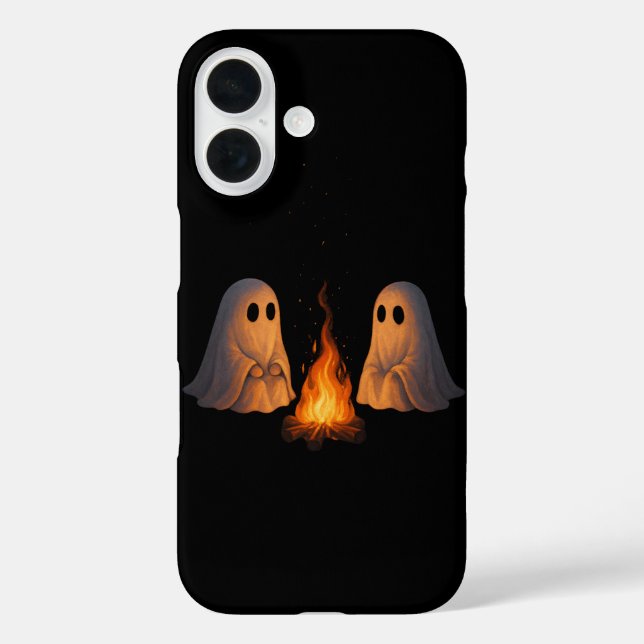 Spooky Ghost Campfire Nachtwald Kunst - Halloween Case-Mate iPhone Hülle (Rückseite)