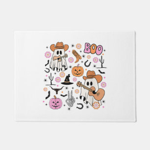 Spooky Ghost Cowboy Niedlich Halloween Boo Western Fußmatte