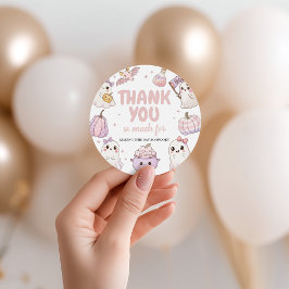 Spooky Ghost Erster Geburtstag Vielen Dank Geschenkanhänger