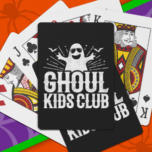 Spooky Ghost Ghoul Kids Club Funny Halloween Spielkarten