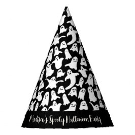 Spooky Ghost halloween Black Party Hat Partyhütchen