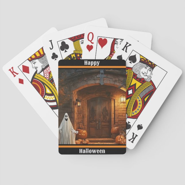 Spooky Ghost Halloween Collection Spielkarten (Rückseite)