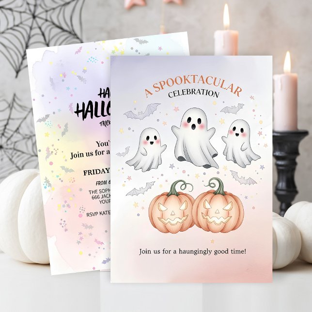 Spooky Ghost Halloween Einladung (Von Creator hochgeladen)