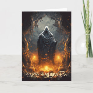 Spooky Ghost Halloween Feiertagskarte