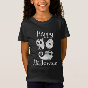 Spooky Ghost Halloween Girls T - Shirt