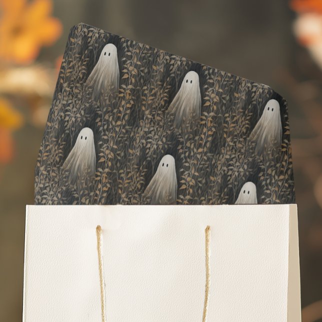 Spooky Ghost Halloween Seidenpapier (Moody Ghost Tissue Paper for Halloween gift wrapping and craft projects)