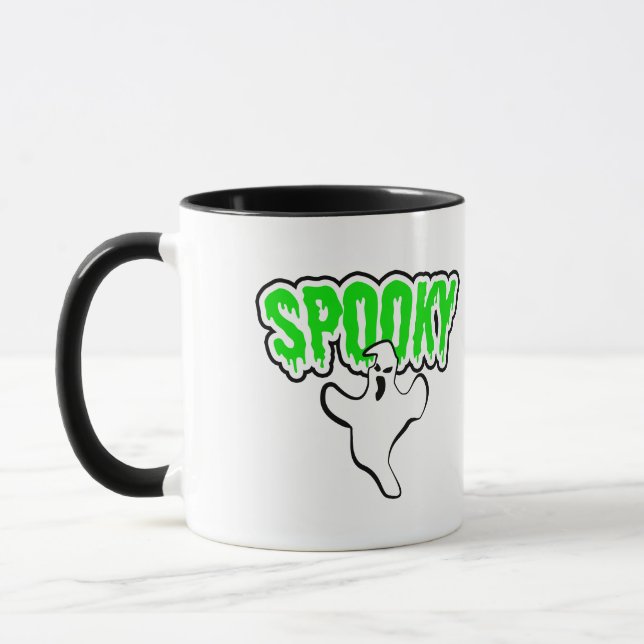 Spooky Ghost Halloween Tasse (Links)